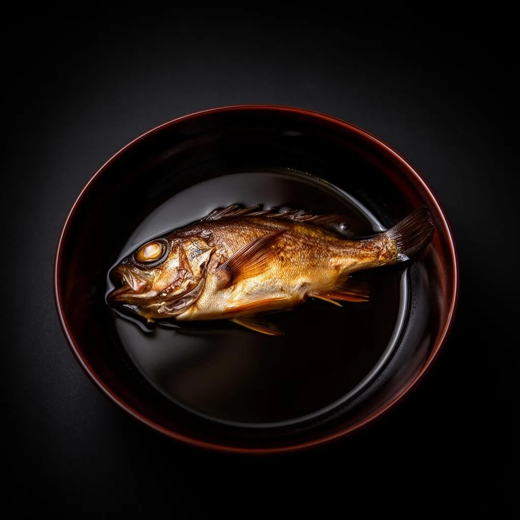 Kinki nitsuke — simmered red rockfish